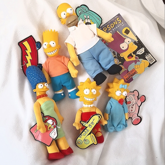 Simpson's, 1990, set PLUS comic. - Picture 4 of 16